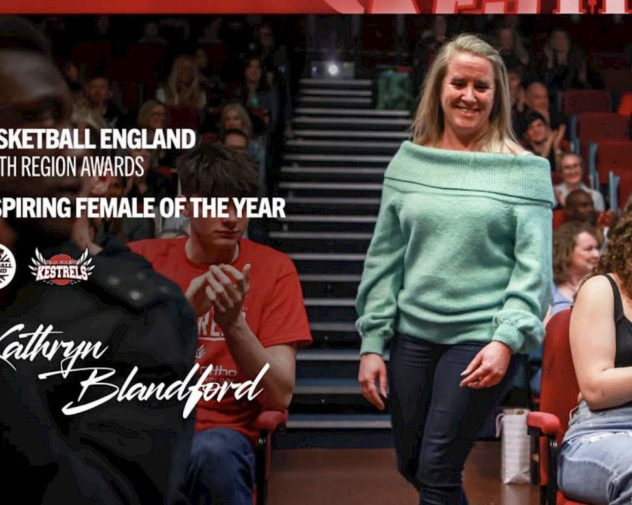 Congratulations Kathryn Blandford - inspiring Female of the Year - Basketball England.